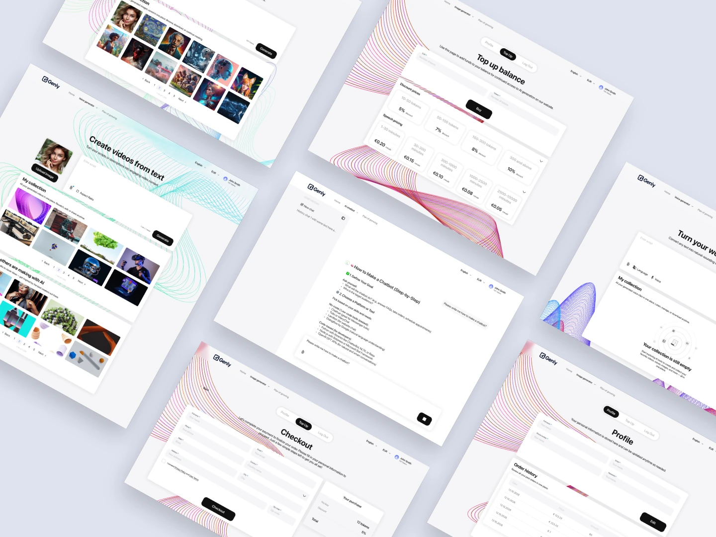 Genly — Studios — audio, image, video