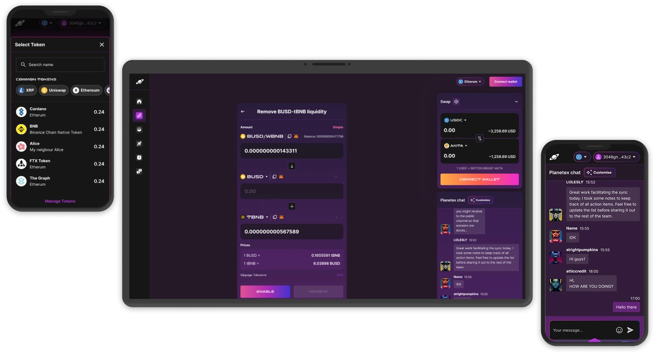 DexPlanet — Launchpad — IDO & vesting